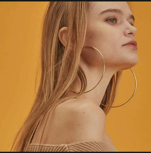 Golden Hoops Earrings | Women Jewellery | New