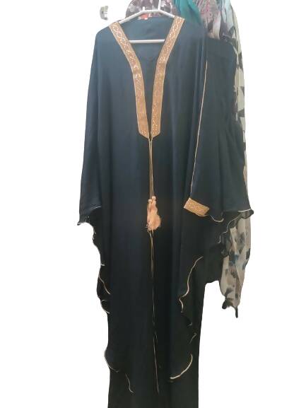 Beautiful Black Abaya | Women Accessories | Size: Free | Worn Once