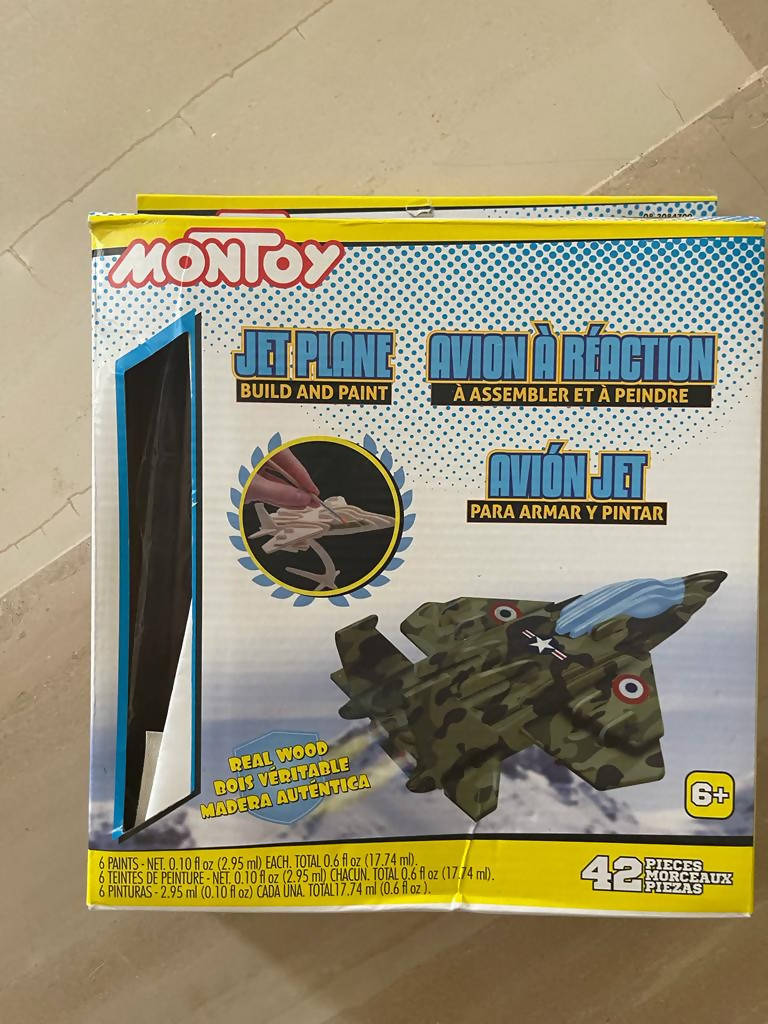 Montoy | Jet Plane Activity | Toys & Gear | Brand New
