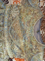 Stunning Golden Bridal Maxi | Women Bridals | Medium | Worn Once