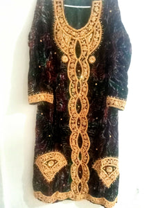 Velvet Kurta | Women Locally Made Formals | Medium | Preloved