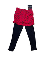 Red Black Skirt with Tights | Girls Skirts & Dresses | Size 3-4 yrs | Brand New