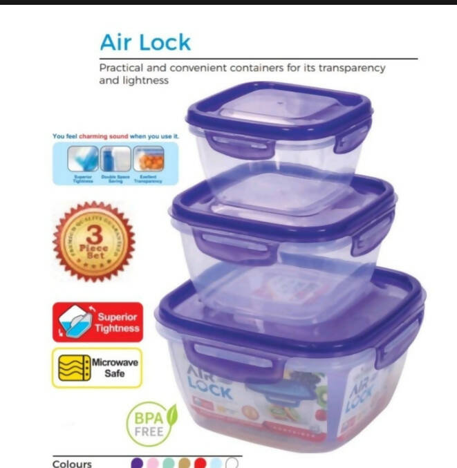 Air Tight Container 3 Pcs Set | Home & Decor ( Kitchen ) | New