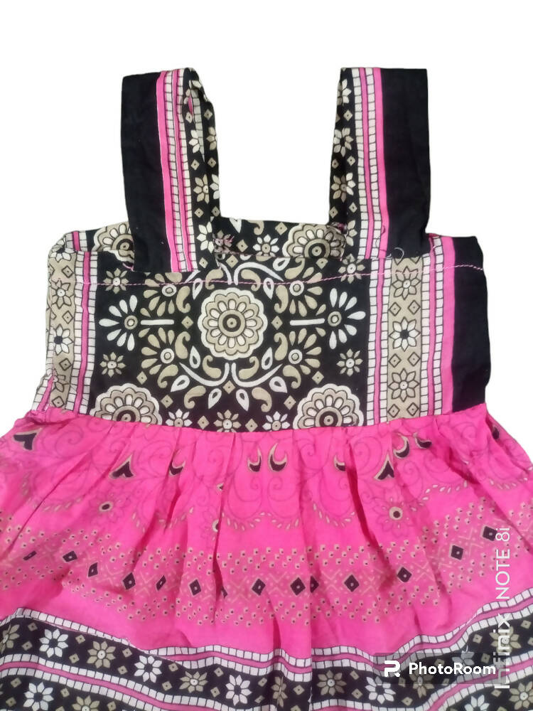 Pink Lawn Frock (Size: 2 to 5 months) | Baby Outfit Sets | New