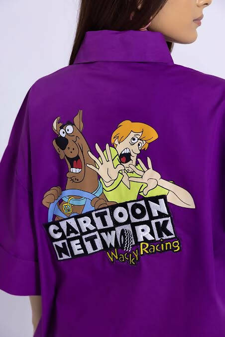 Ethnic | Embroidered Top ( Cartoon Network ) | Women Tops & Shirts | Size Large | Worn Once