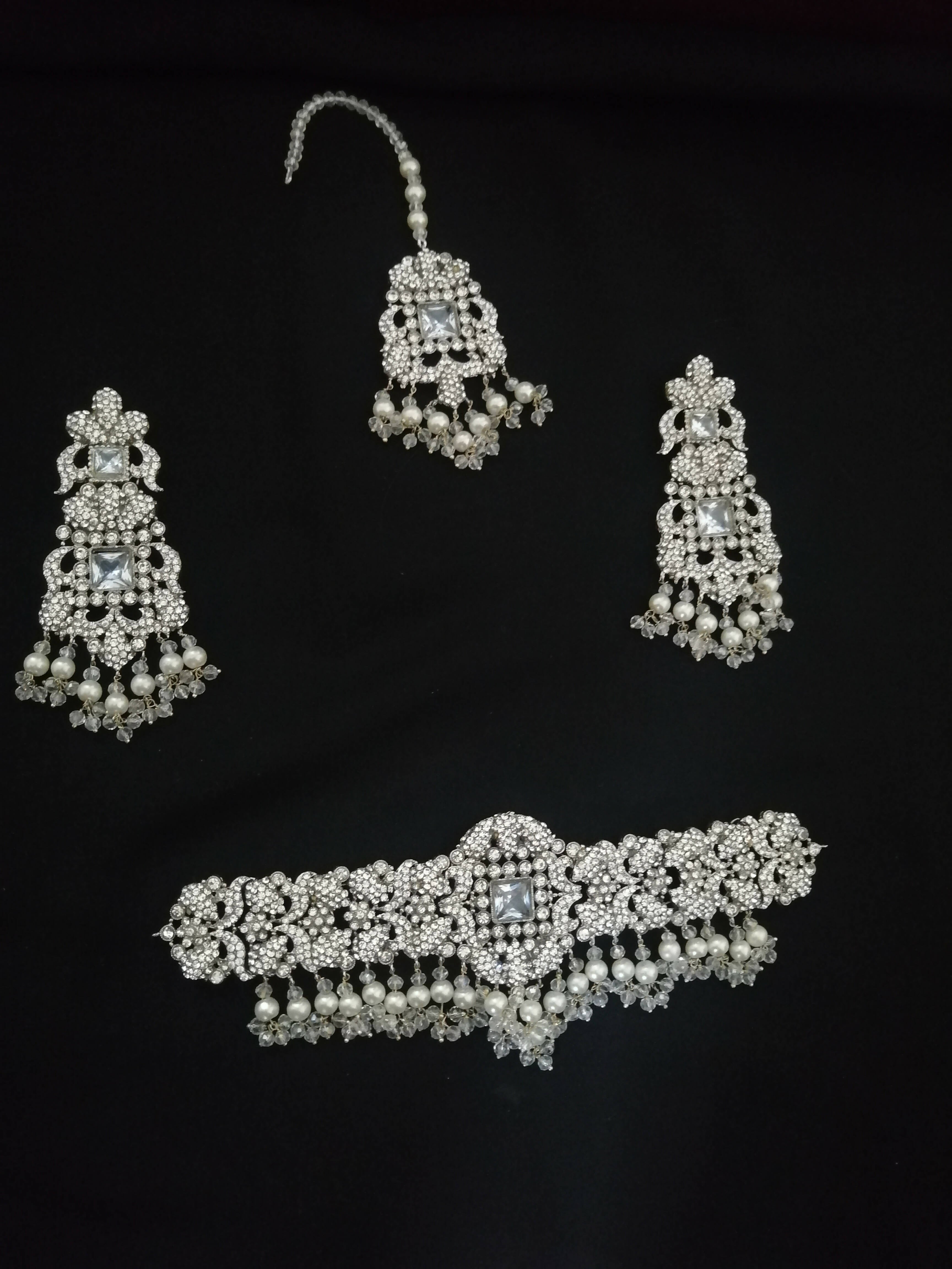 Bridal Silver Jewelry Set | Women Jewelry | Worn Once