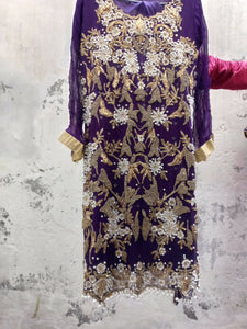 Fancy Stitched Suit ( Size: M ) | Women Formals | Worn Once