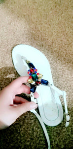 Sapphire | White sandals | Women Shoes | Worn Once