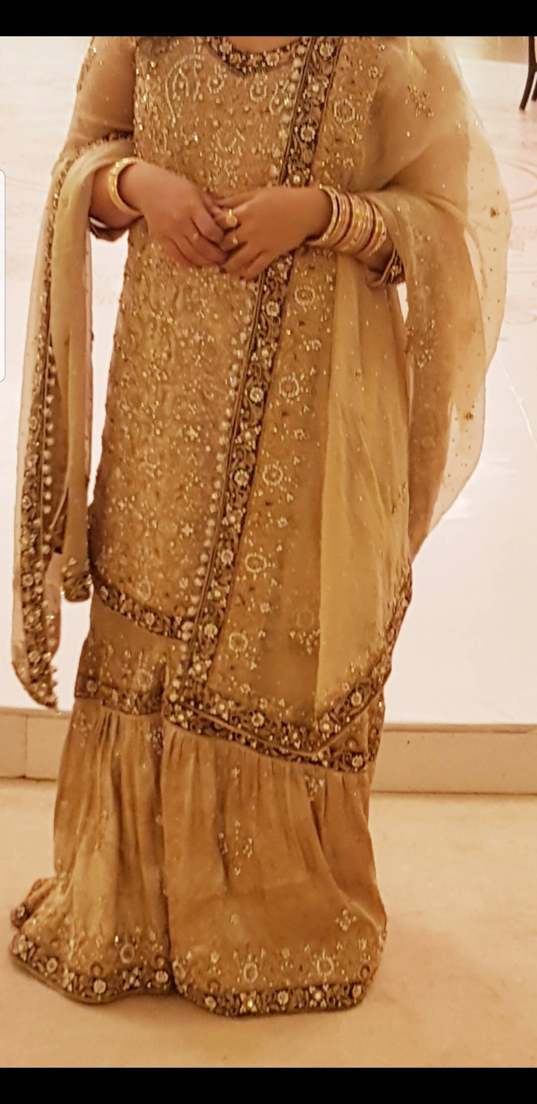 Gold Bridal dress | Women Bridals | Worn Once