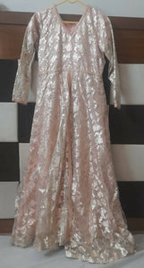 Peach Pink Maxi | Women Froks & Maxis | Medium | Worn Once