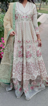 Republic | Heavily Embroidered Frock | Women Frocks & Maxis | Small |Worn Once