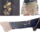 Blue 3 Pcs Stitched Suit | Women Locally Made Formals | Medium | Preloved