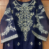 Embroidered  Organza Suit | Women Locally Made Formals | Medium | New