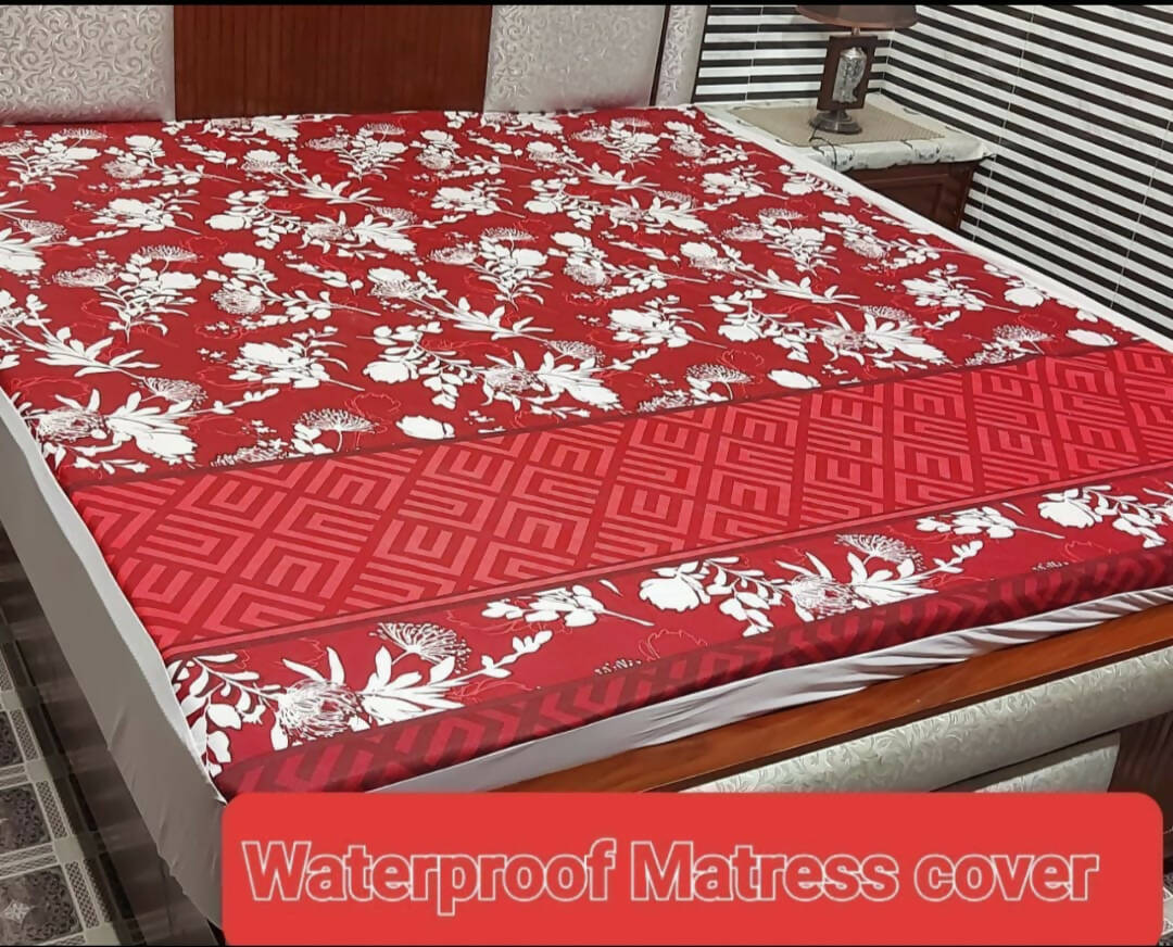 Waterproof Printed Mattress Cover | For Your Home | King Size | New