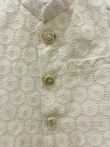 White Waistcoat 1-2 years | Boys Shalwar Kameez | Preloved