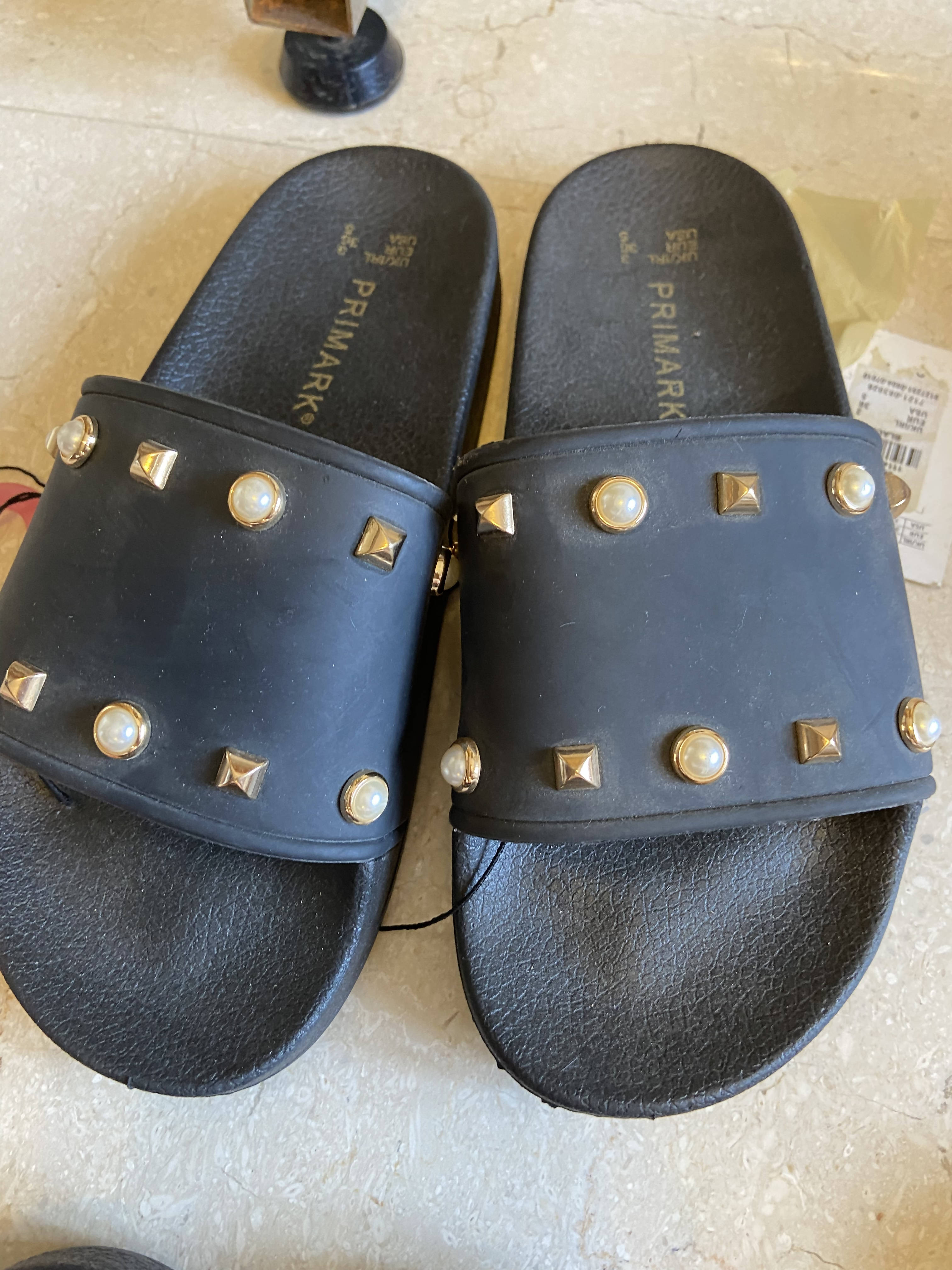 Primark | Women Shoes | Stud slippers sandals | UK Size 3 | Eur Size 36 | Brand New