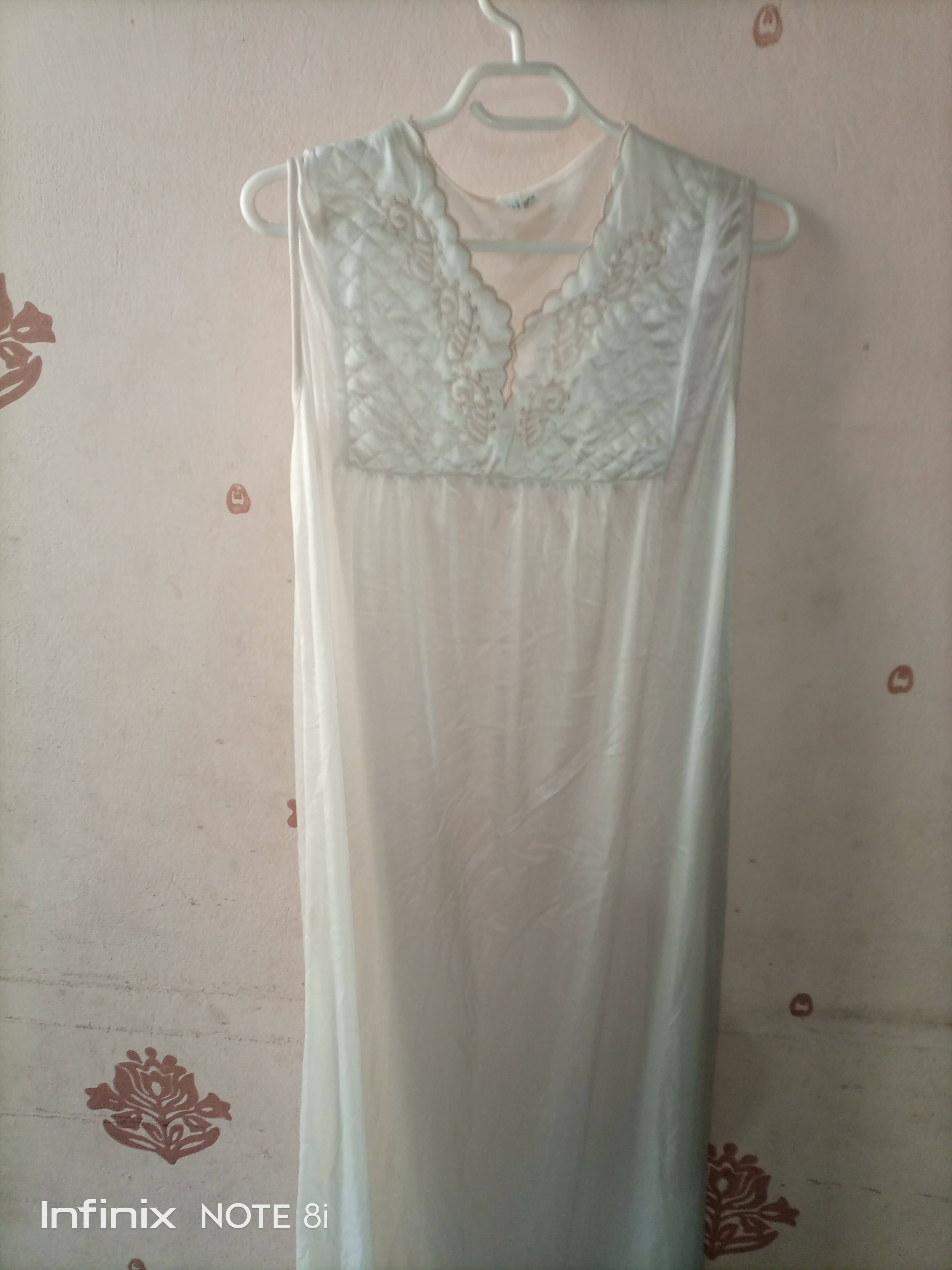 Women sleep wear gown with inner | Women Nighties/Sleepwear ( Size: L) | Women Longwear & Sleepwear | Worn Once