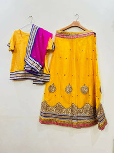 Yellow Lehnga | Women Locally Made Formals | Medium | Worn Once