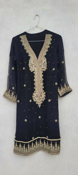 Black Embellished Suit | Women Locally Made Formals | Small | Worn Once