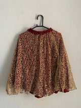 Embroidered Red sharara and shirt with dupatta | Kids | Girls Shalwar Kameez | Size: 4-6 yrs | Preloved