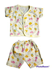 Yellow and pink baby suit | Baby Outfit Sets | Preloved