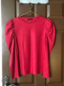 Red Top By F & F ( UK 10 AND US 6 ) | Women Tops and Shirts | Worn Once