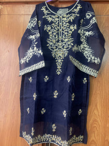 Embroided Organza Suit | Women Locally Made Formals | Medium | New