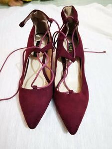 Oxygen | Maroon Heels | Women Shoes | Worn Once