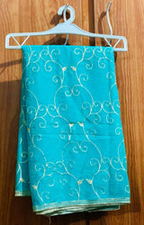 Blue Embroidery 3 Piece Suit | Women Locally Made Formals | X-Large | New