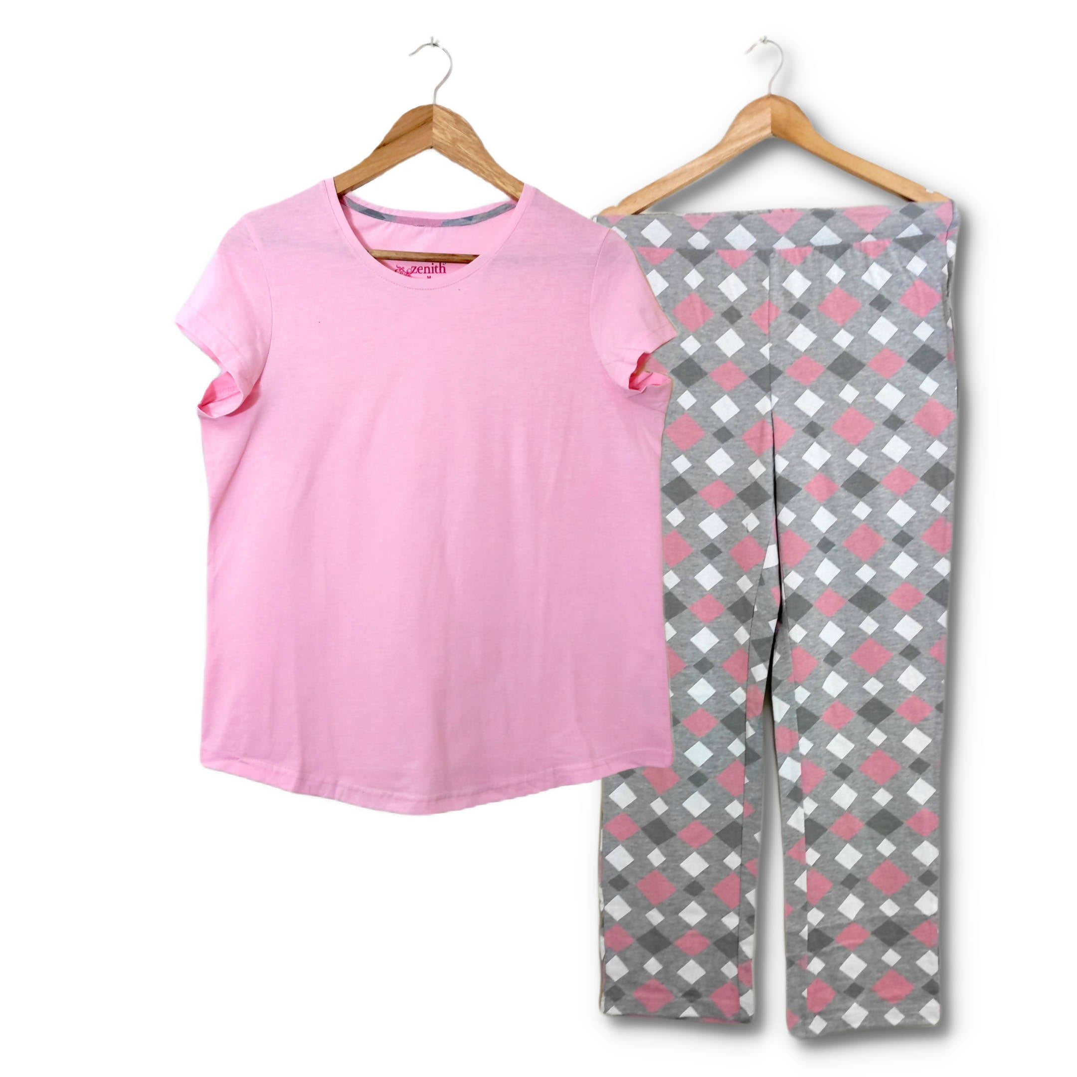 Zenith | Grey Pink PJ Set | Pajama Sets | Brand New