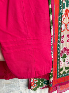 Zellbury | Pink 3 pc Suit (Size: L ) | Women Branded Kurta | New