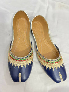 Blue Color Khussas ( Size: 38 ) | Women Shoes | New