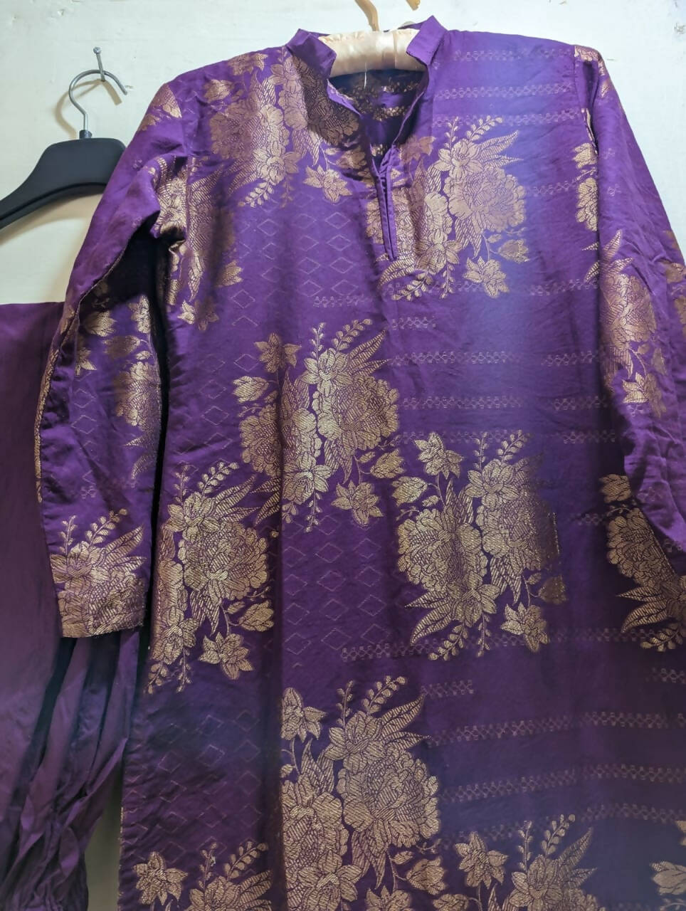 Saya | Beautiful Purple 2 Pc Dress | Women Branded Formals | Medium | Worn Once