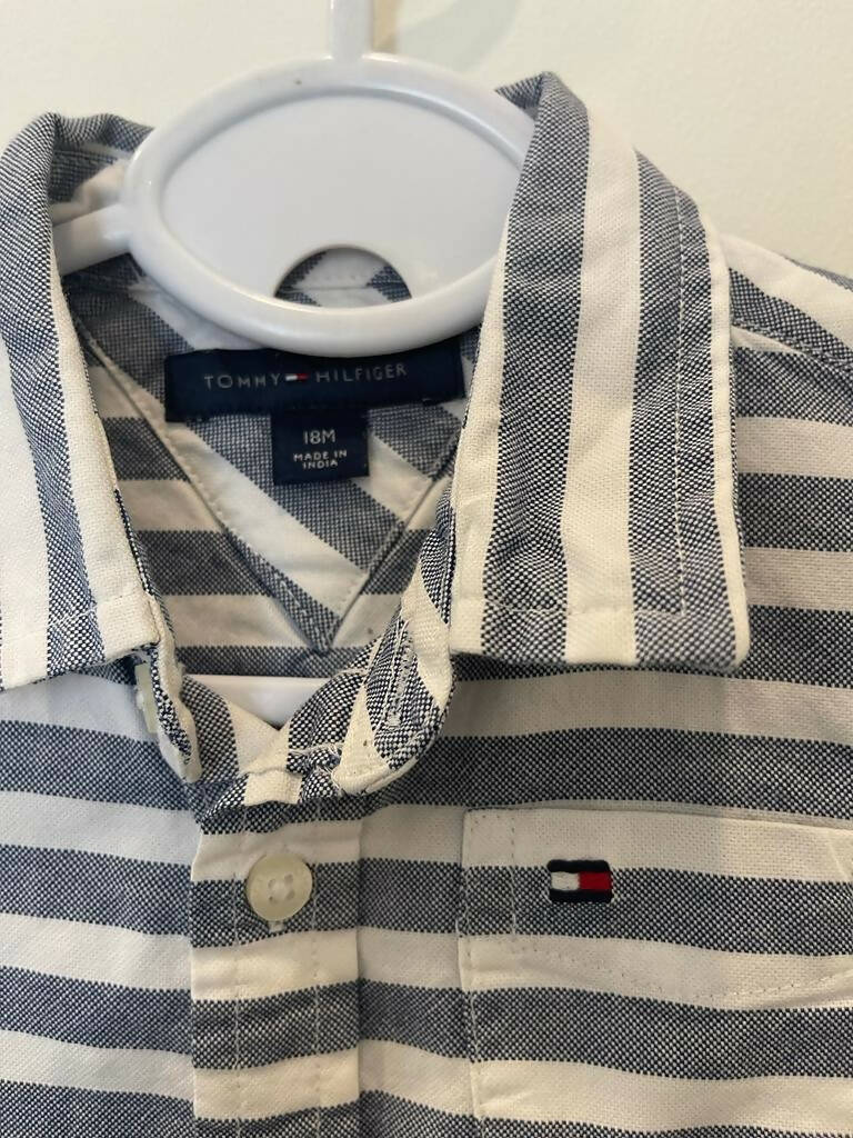 Tommy Hilfiger | Striped Shirt 18 months | Boys Tops & Shirts | Preloved