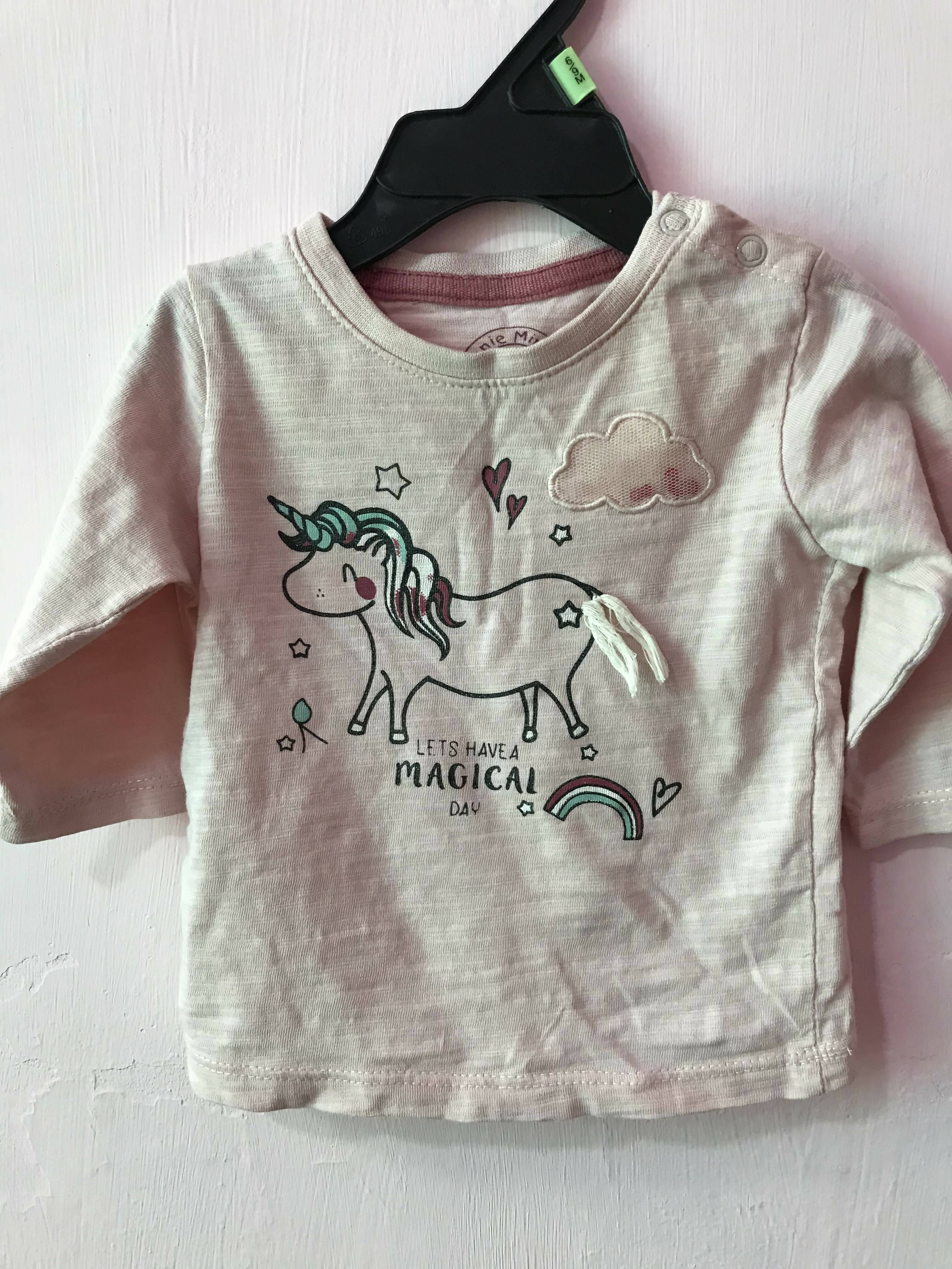 Minnie minors | Unicorn shirt 0-4 months | Kids Tops & Shirts | Preloved