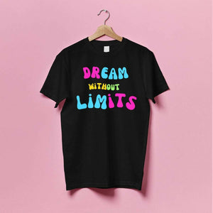 Fashion Holic | Dream Without Limits (ALL SIZES) | Half Sleeves T-Shirt | Women Tops and Shirt | New