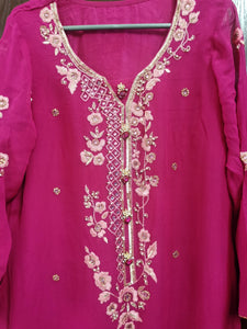 Stylish Hand Embroidered Suit | Women Locally Made Formals | Large | Worn Once