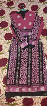 Fully Embroidered Suit | Women Locally Made Formals | X Small | Worn Once