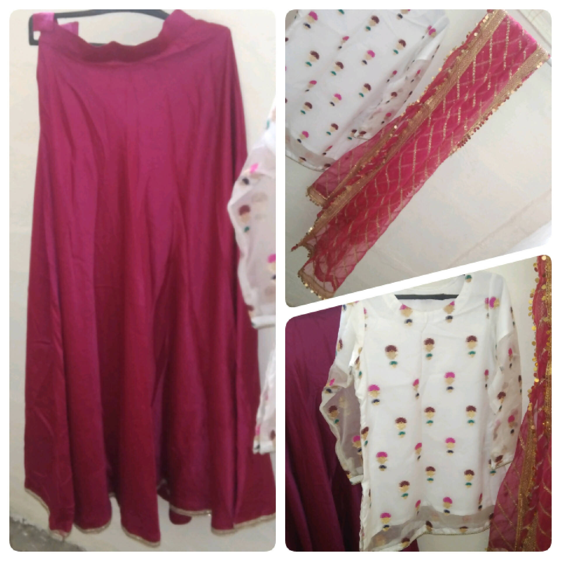 Stylish Tissue Suit | Women Locally Made Formals | Medium | Worn Once