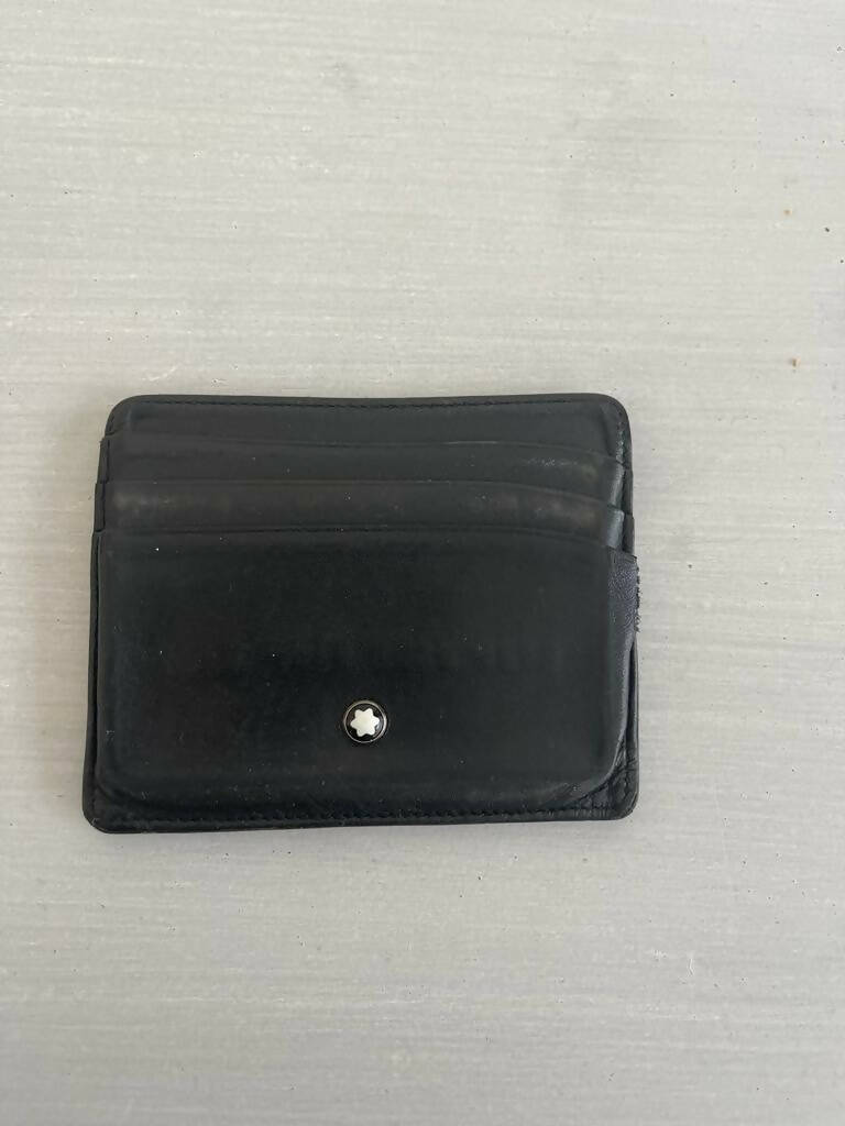 Mont Blanc | Black Wallet (Size: S )| Men Wallet | Preloved