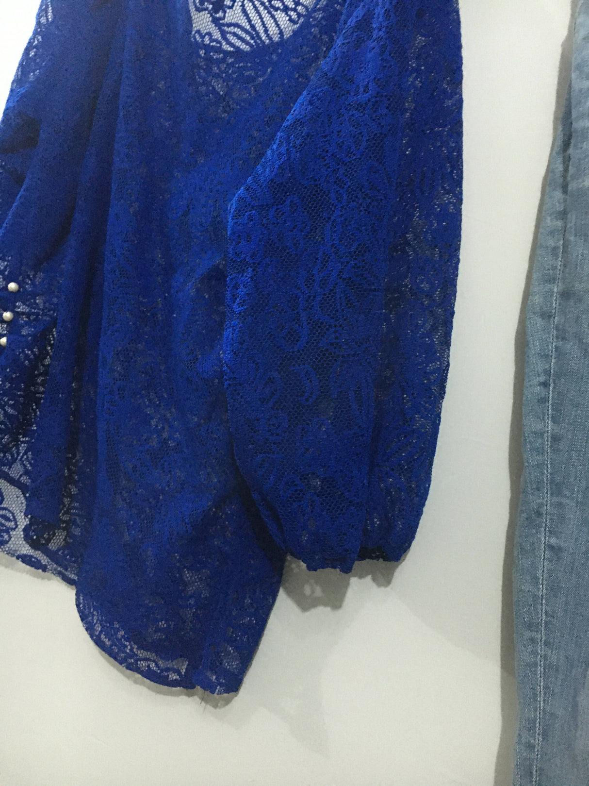 Denim 72 | Blue Off Shoulder Top | Women Tops & Shirts | Medium | Preloved