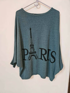 Kaftan Style Paris Top | Women Tops & Shirts | Medium | Preloved