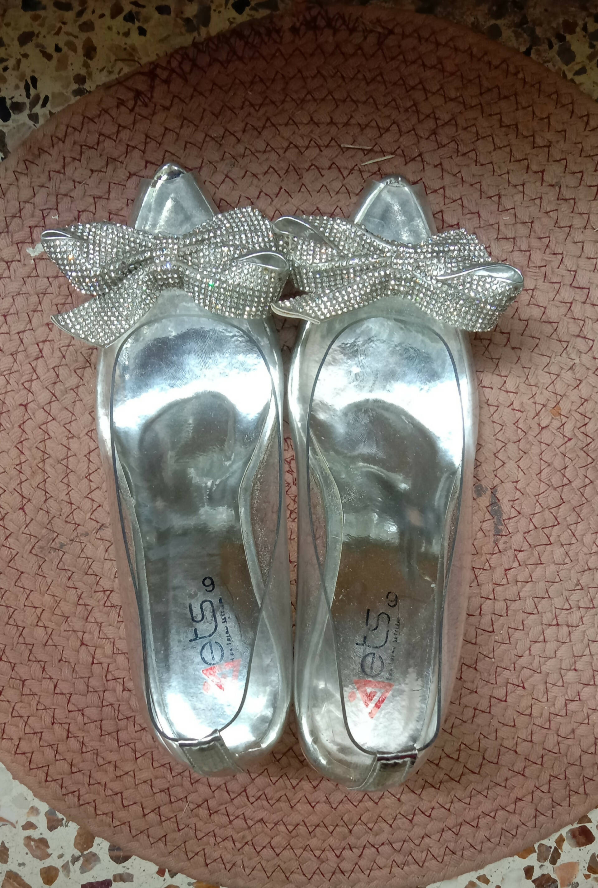 ETS | Silver Pumps Heels | Size: 8 | Worn Once