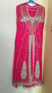Shocking Pink Formal Dress (Size: M) | Women Formals | Brand New
