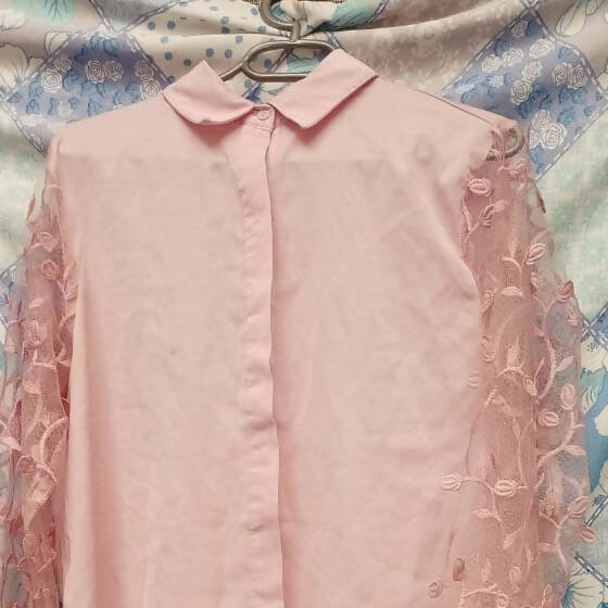 Pink Short Shirt (Size: L ) | Men T-Shirts & Shirts | Worn Once