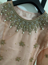 Peach 3 PC Suit | Women Locally Made Formals | Medium | Worn Once