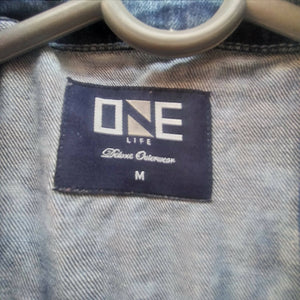 One denim jacket (Size: M ) | Women Sweaters & Jackets | Preloved