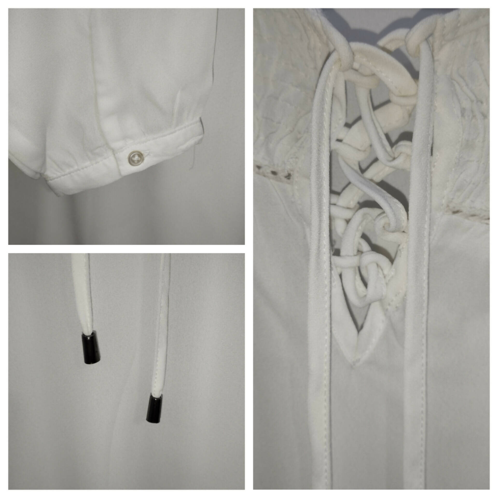 White Top (Size: M ) | Women Tops & Shirts | New