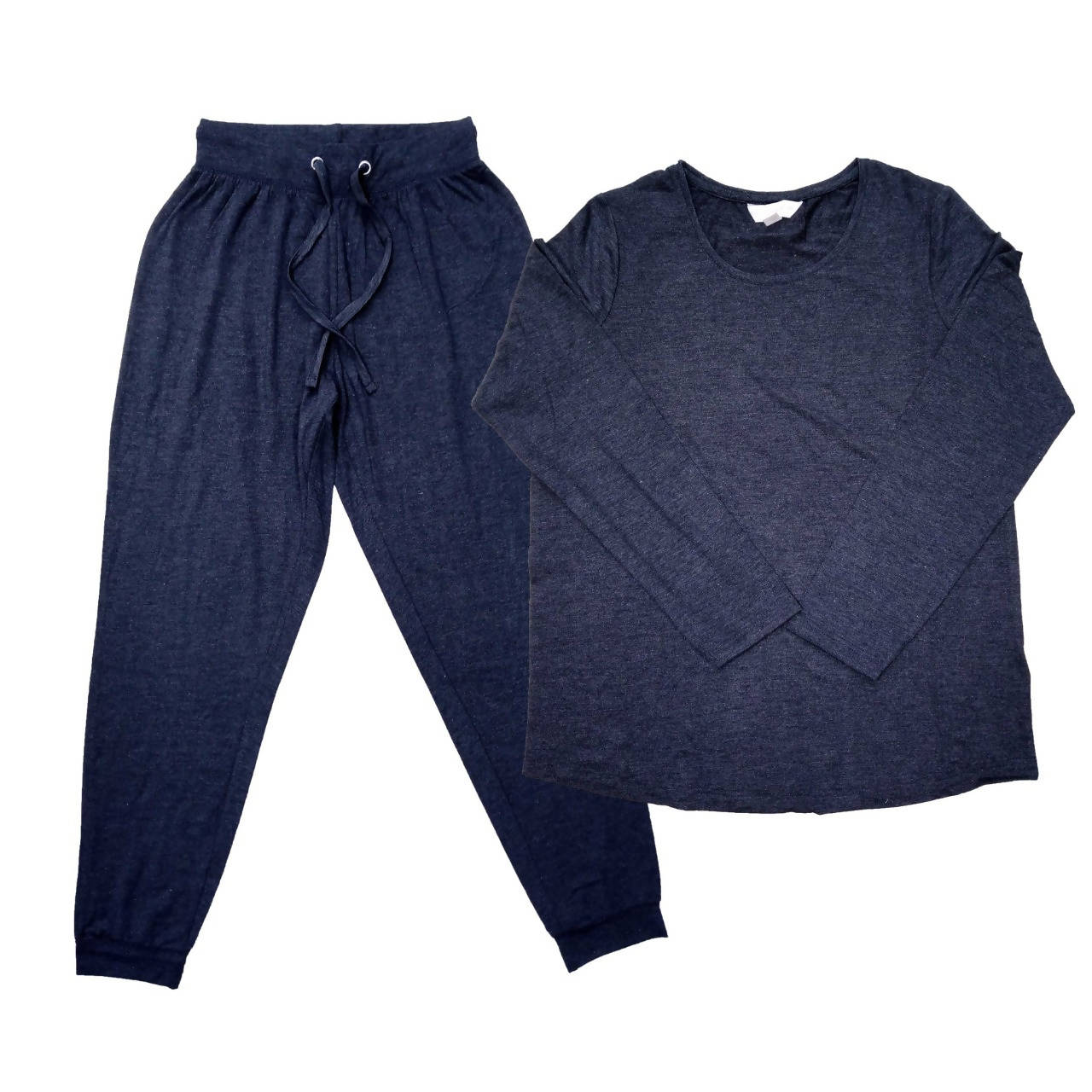 Blue Marl Viscose | Loungewear | Sizes Available | Brand New