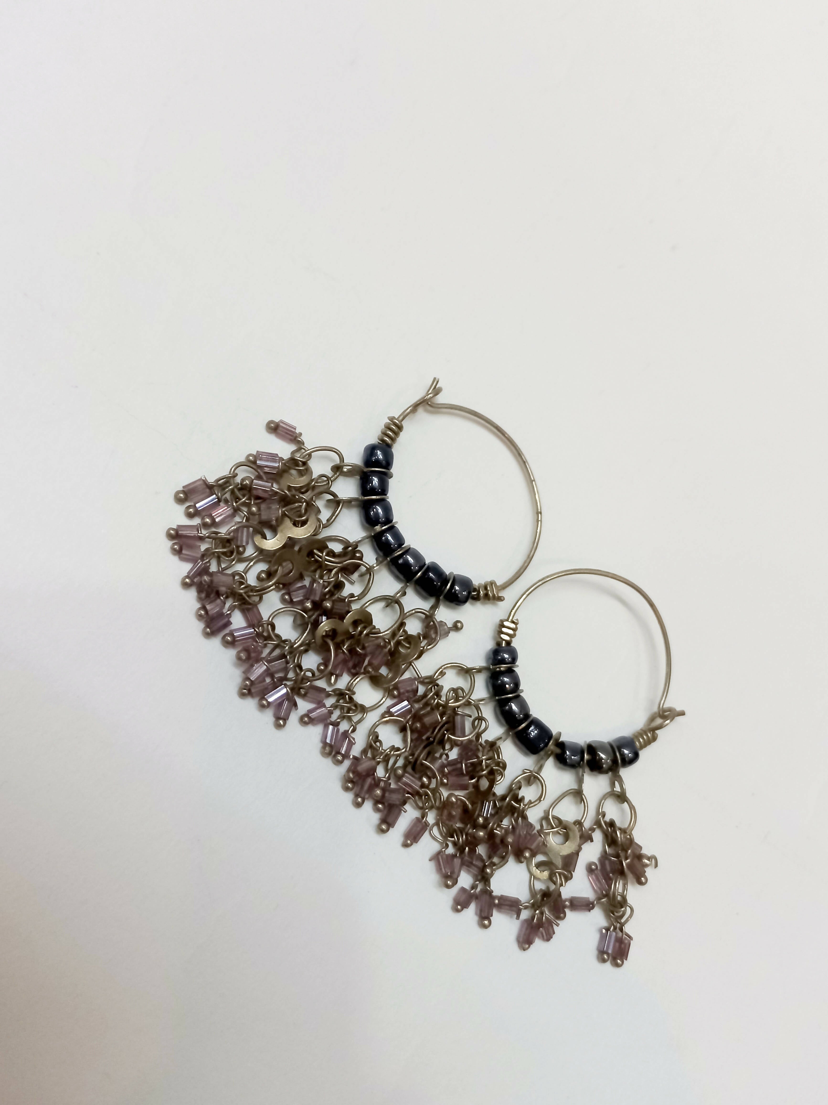Grey Earrings | Women Jewellery | Medium | Preloved